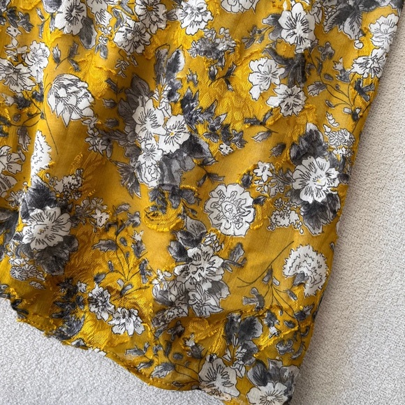 NWT ZARA Floral Print Chiffon Boho Midi Dress S - Picture 5 of 14